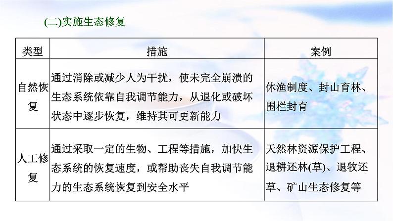 2024届高考地理一轮复习第十八章环境安全与国家安全第二节生态保护与国家安全教学课件第4页