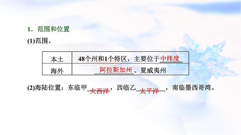 2024届高考地理一轮复习第十九章世界地理第二节世界重要国家教学课件02