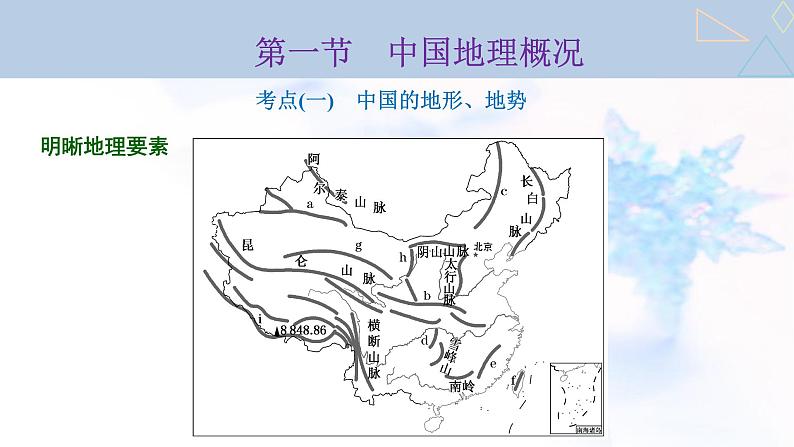 2024届高考地理一轮复习第二十章中国地理第一节中国地理概况教学课件第2页