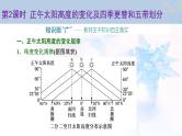2024届高考地理一轮复习第二章宇宙中的地球第四节第2课时正午太阳高度的变化及四季更替和五带划分教学课件