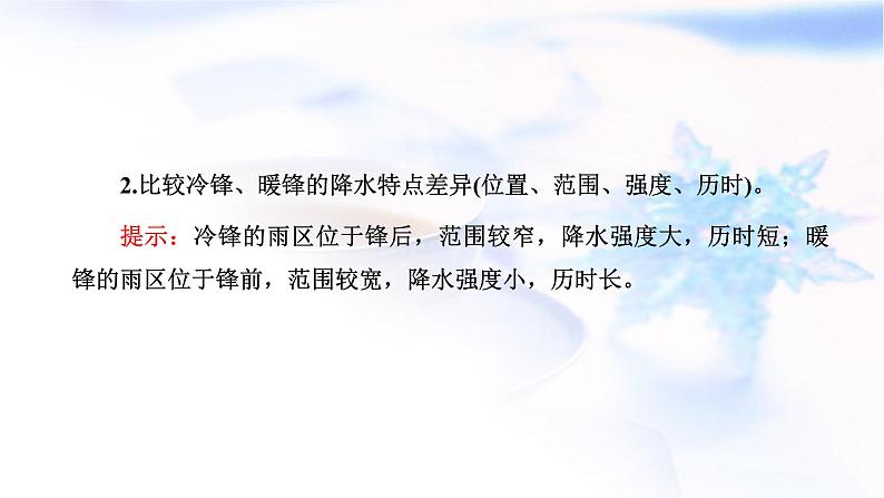 2024届高考地理一轮复习第四章大气的运动第一节常见天气系统教学课件第8页