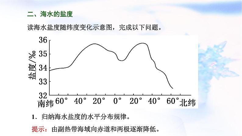 2024届高考地理一轮复习第五章地球上的水与水的运动第二节海水的性质教学课件06