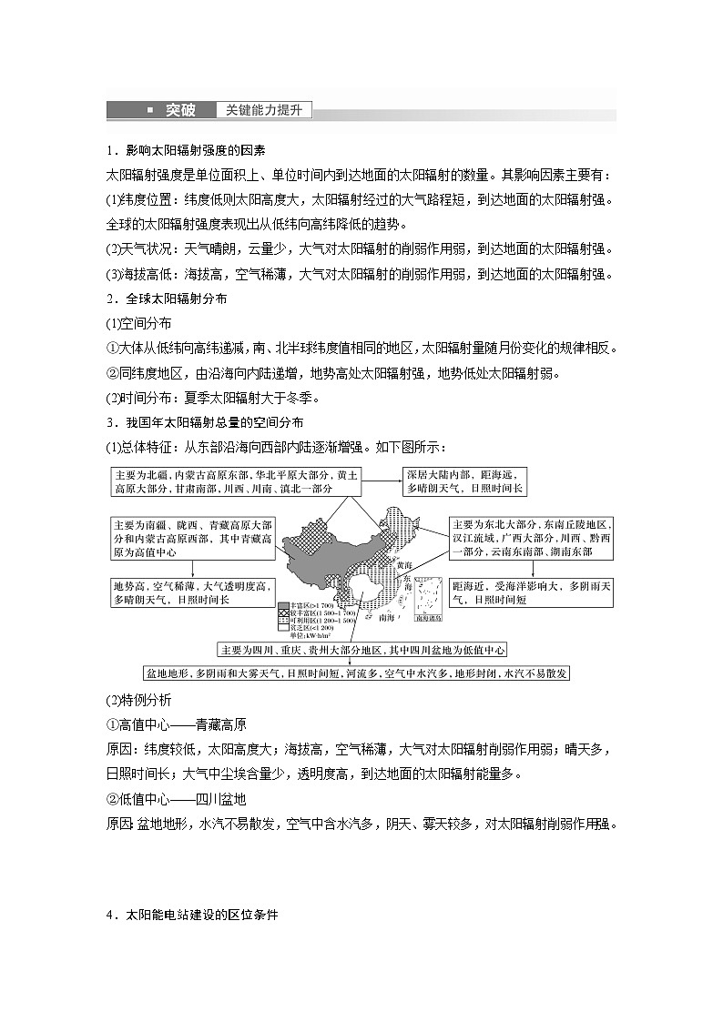 2023年高考地理一轮复习（新人教版） 第1部分 第2章 第1讲 课时5 太阳对地球的影响第2页