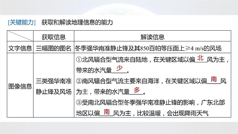 新高考版高考地理二轮复习（新高考版） 第1部分 专题突破 专题2 考点5　天气系统课件PPT第7页