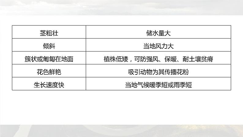 新高考版高考地理二轮复习（新高考版） 第1部分 专题突破 专题5 微专题9　植物与环境课件PPT第7页