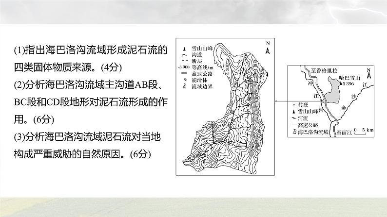 新高考版高考地理二轮复习（新高考版） 第1部分 专题突破 专题6 考点2　地质灾害课件PPT第6页