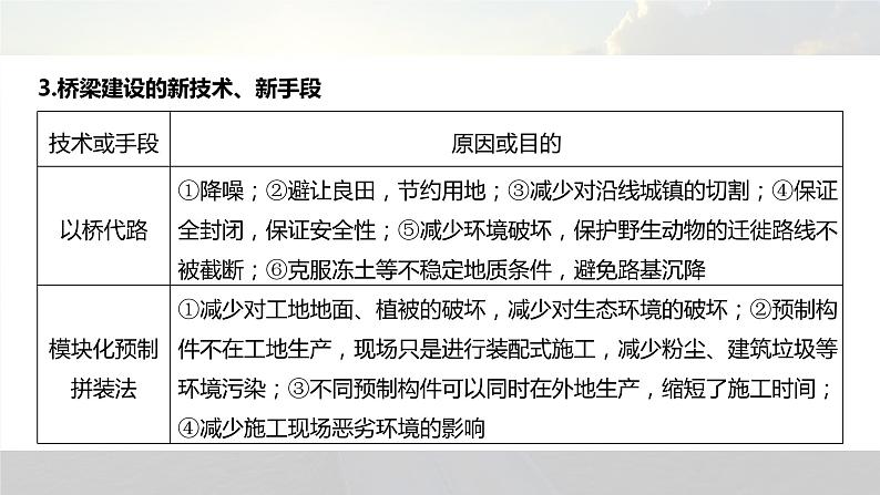 新高考版高考地理二轮复习（新高考版） 第1部分 专题突破 专题9 微专题17　桥课件PPT第8页