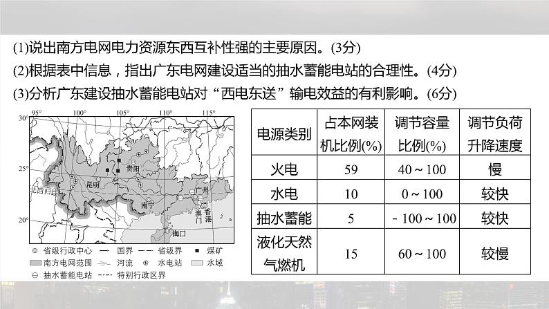 新高考版高考地理二轮复习（新高考版） 第1部分 专题突破 专题12 考点2　资源跨区域调配课件PPT07