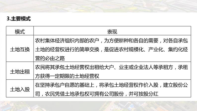 新高考版高考地理二轮复习（新高考版） 第1部分 专题突破 专题13 微专题24　土地流转课件PPT07