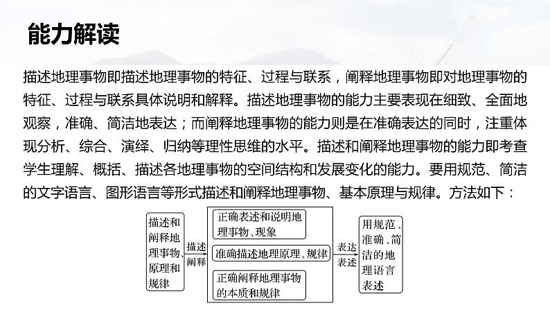新高考版高考地理二轮复习（新高考版） 第2部分 热点聚焦 1 能力2　描述和阐释地理事物课件PPT第5页