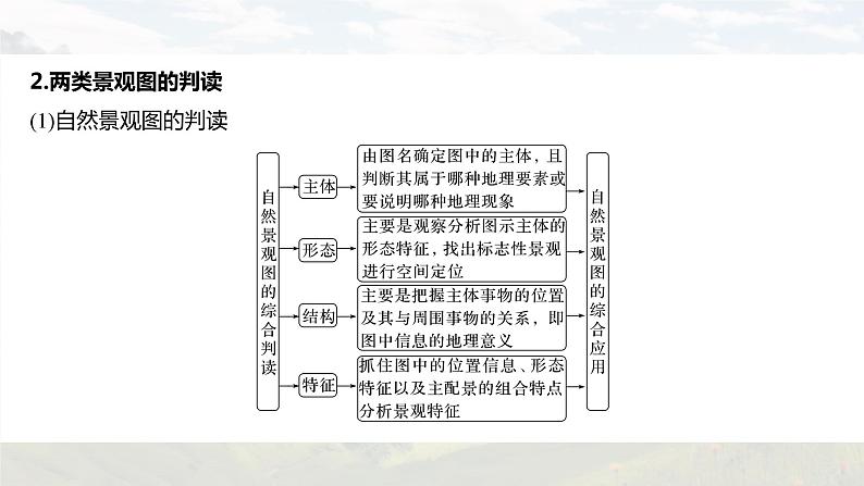 新高考版高考地理二轮复习（新高考版） 第3部分 素养提升 题型1 技法3　景观图类课件PPT第7页