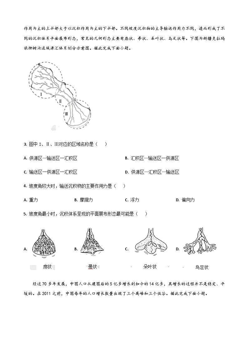 2023届山东省聊城市高三下学期第二次模拟考试地理试题含解析02