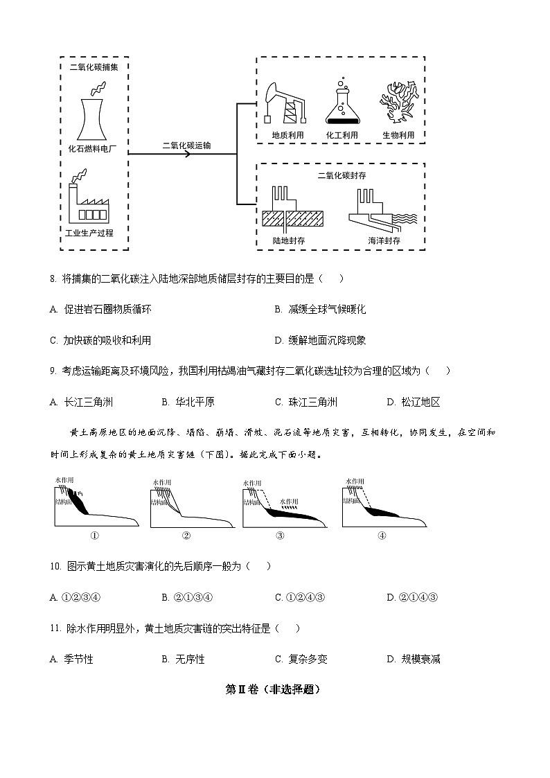 2023年普通高等学校招生全国统一考试模拟考试文综地理试题含解析03