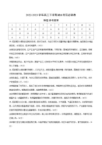 2022-2023学年高二下学期期末考前必刷卷：地理01卷（2019鲁教版必修第二册）（参考答案）需要分值