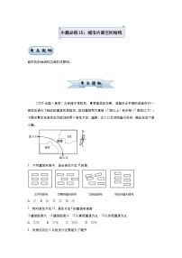 高考地理二轮复习小题必练15 城市内部空间结构（含解析）