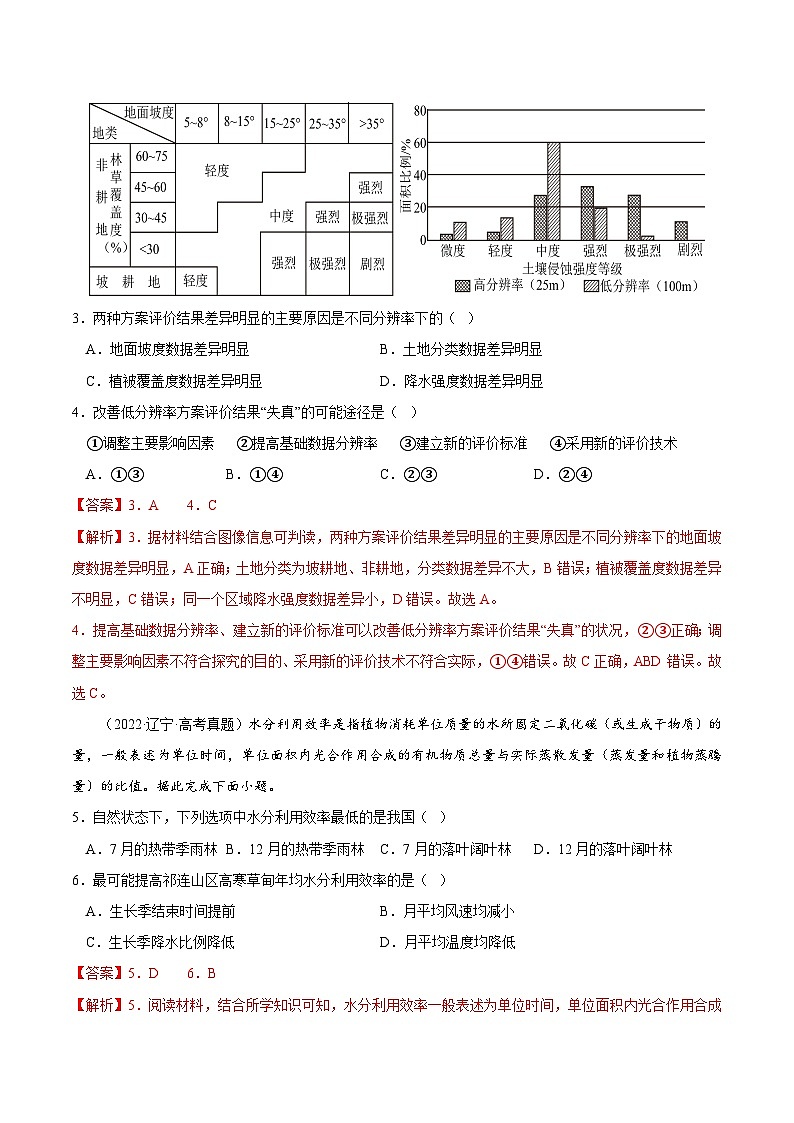 秘籍10  自然地理环境的整体性和差异性-备战高考地理抢分秘籍（解析版）第3页