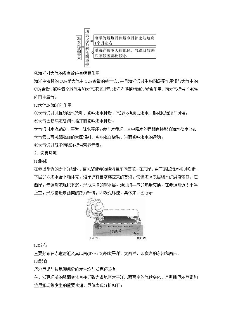 2023年高考地理一轮复习（新人教版） 第1部分 第4章 课时27　海—气相互作用 (含详解) 试卷03