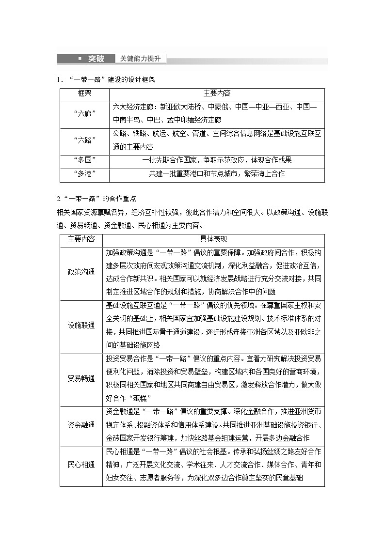2023年高考地理一轮复习（新人教版） 第3部分 第4章 课时73　国际合作 (含详解) 试卷02