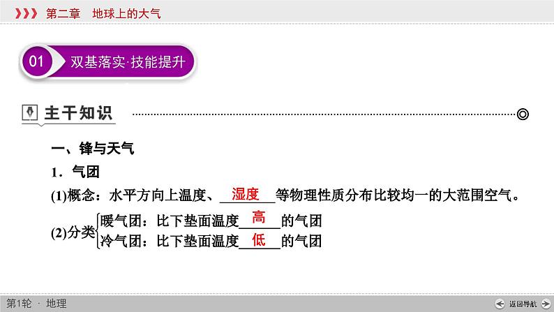 (新高考)高考地理一轮复习讲练课件第2章 第3讲 常见天气系统 (含答案)03