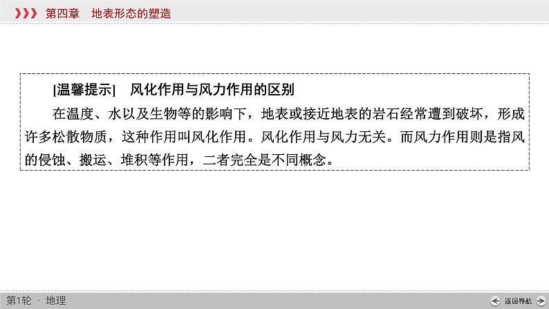 (新高考)高考地理一轮复习讲练课件第4章 第1讲 营造地表形态的力量 (含答案)第8页