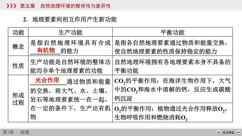 (新高考)高考地理一轮复习讲练课件第5章 第1讲 自然地理环境的整体性 (含答案)第7页