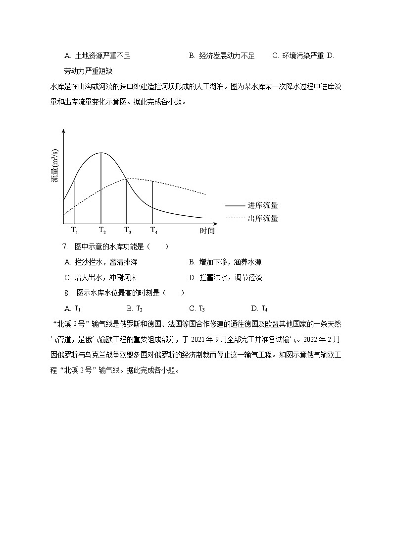 2022-2023学年广西钦州市灵山县重点中学高二（下）期中地理试卷（含解析）03