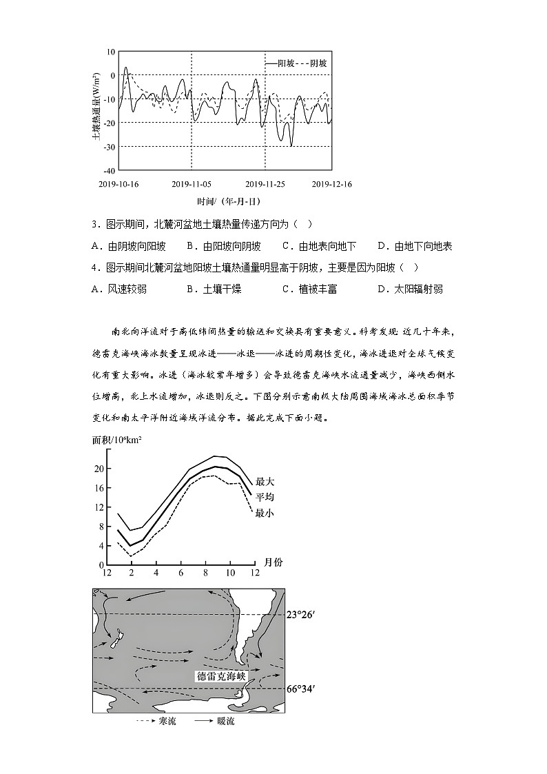 2023届吉林省高考考前限时规范训练地理试题（五）（含解析）02