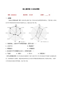 核心素养卷 04综合思维-冲刺高考地理小题限时集训（全国通用）