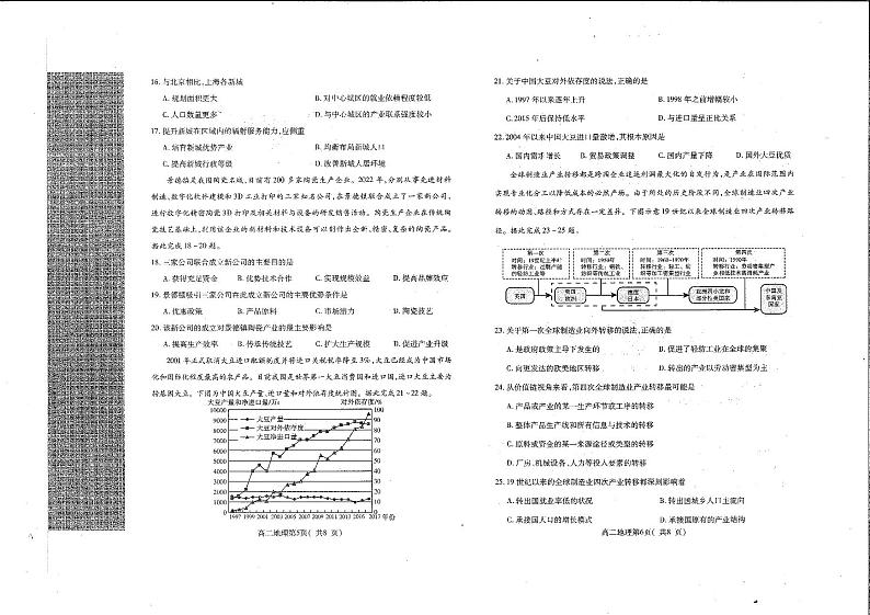 河南省许昌市2022-2023学年高二下学期期末地理试题及答案03