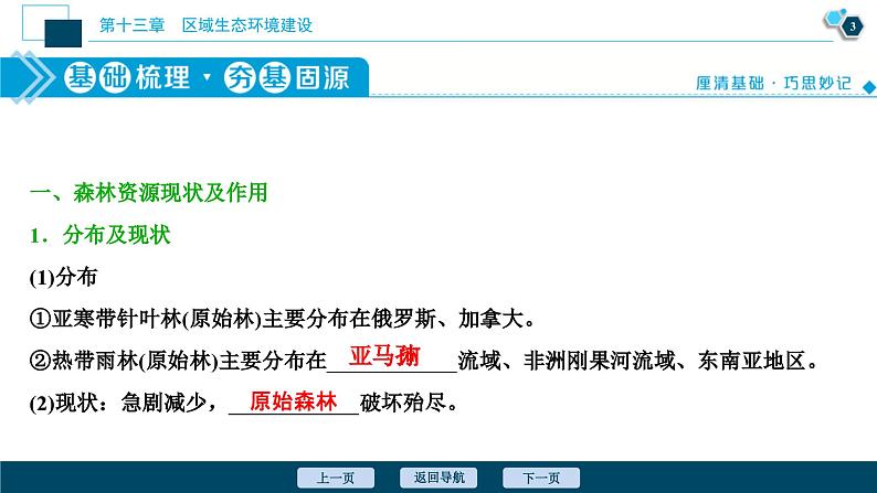 高考地理一轮考点复习课件 第28讲　森林的开发和保护——以亚马孙热带雨林为例 (含解析)04