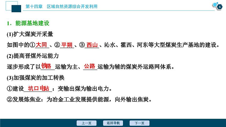 高考地理一轮考点复习课件 第29讲　能源资源的开发——以我国山西省为例 (含解析)07