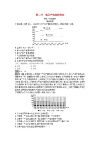 高中地理人教版 (2019)选择性必修2 区域发展第二节 地区产业结构变化课时作业