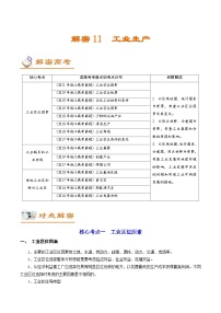 高考地理二轮复习讲练解密11 工业生产 (含解析)