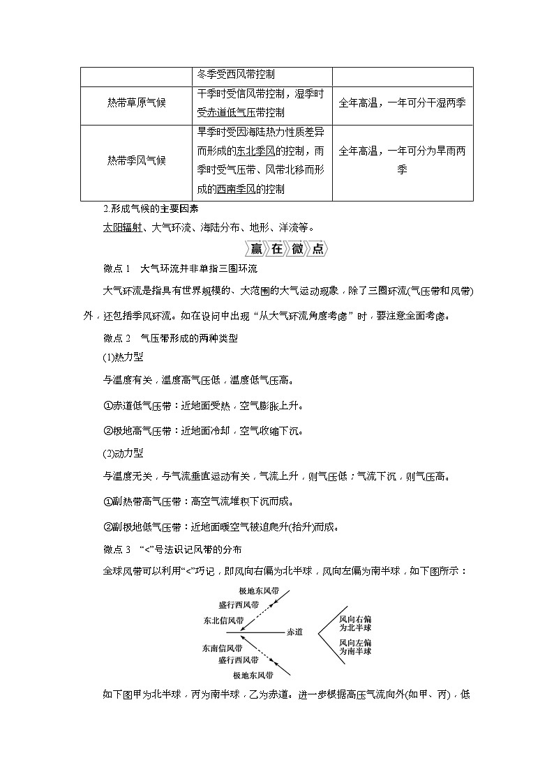 高考地理一轮考点讲练复习 第7讲　气压带和风带 (含解析)第3页