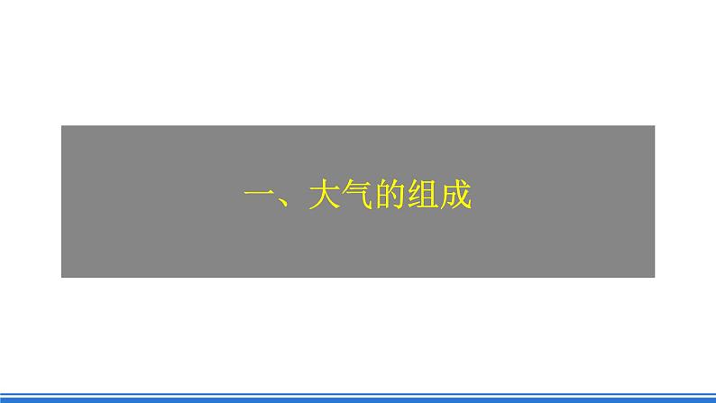 人教版高中地理必修一 2.1《大气的组成和垂直分层》课件+教案08