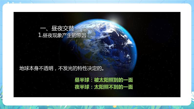 【核心素养目标】人教版高中地理选修一 1.2.1《地球运动的地理意义》课件+教案07