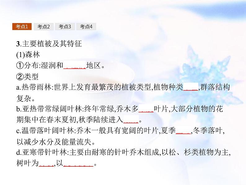 高中地理学考复习第5讲地球上的植被与土壤课件04