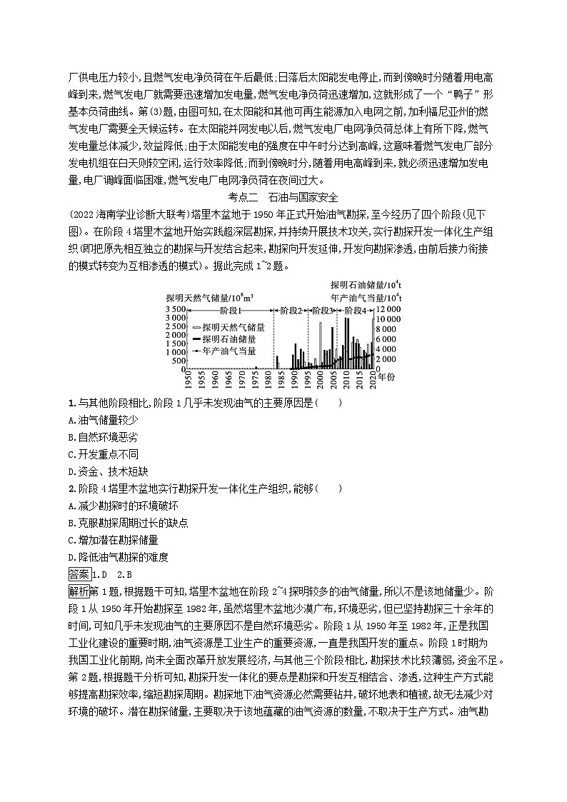 适用于新教材2024版高考地理一轮总复习第四部分资源环境与国家安全考点规范练38鲁教版第3页