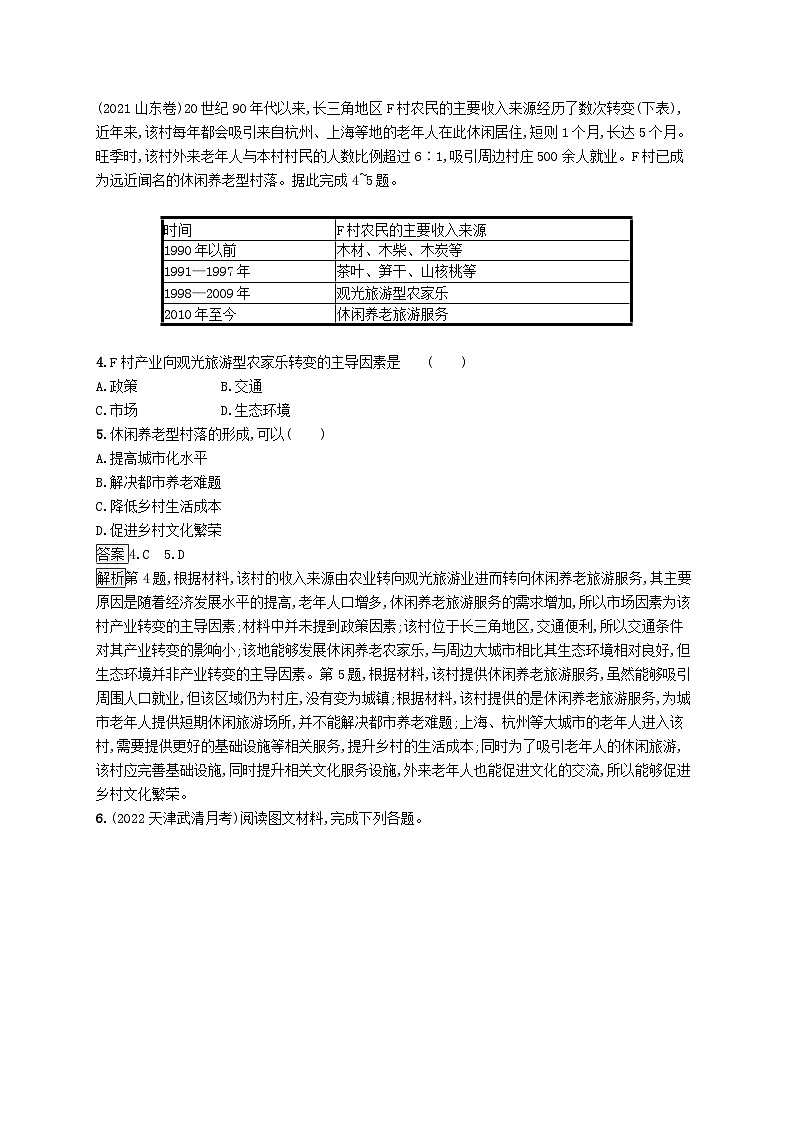 适用于新教材2024版高考地理一轮总复习第五部分区域地理考点规范练46鲁教版第2页