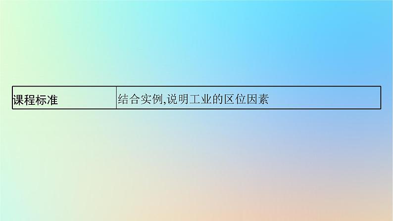 适用于新教材2024版高考地理一轮总复习第二部分人文地理第八单元产业区位选择第2节工业区位选择课件鲁教版03