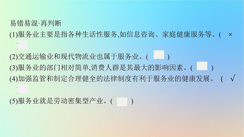 适用于新教材2024版高考地理一轮总复习第二部分人文地理第八单元产业区位选择第3节服务业区位选择课件鲁教版第7页