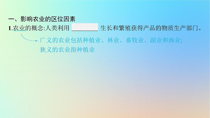 适用于新教材2024版高考地理一轮总复习第二部分人文地理第八单元产业区位选择第1节农业区位选择课件鲁教版05