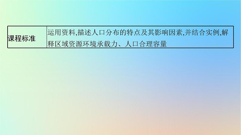 适用于新教材2024版高考地理一轮总复习第二部分人文地理第六单元人口与环境第1节人口分布与人口合理容量课件鲁教版第3页