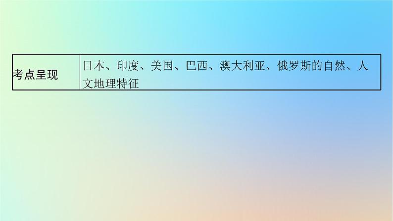 适用于新教材2024版高考地理一轮总复习第五部分区域地理第十六单元世界地理第3节世界主要国家课件鲁教版第3页