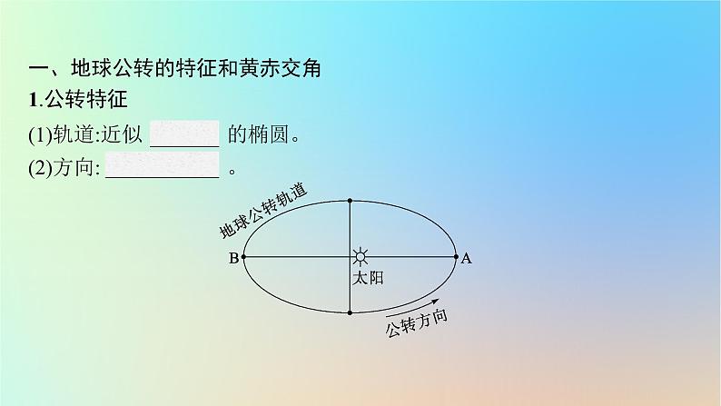 适用于新教材2024版高考地理一轮总复习第一部分自然地理第二单元从宇宙看地球环境第3节地球公转的意义课件鲁教版第5页