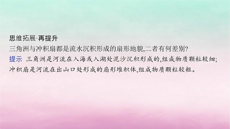 适用于新教材2024版高考地理一轮总复习第3章岩石圈与地表形态第6讲课时2其他常见外力作用地貌课件湘教版第5页