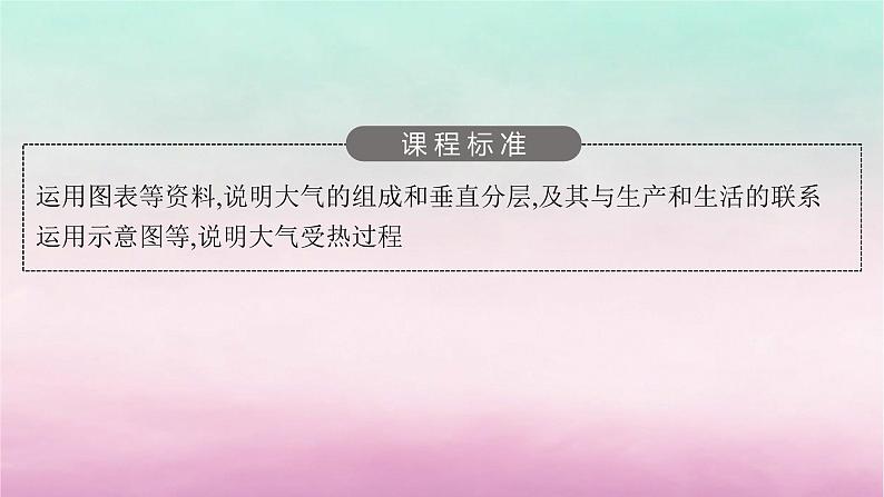 适用于新教材2024版高考地理一轮总复习第4章地球上的大气第7讲大气的组成垂直分层及受热过程课件湘教版03