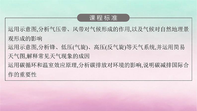 适用于新教材2024版高考地理一轮总复习第4章地球上的大气第9讲课时1气压带风带与气候课件湘教版第3页