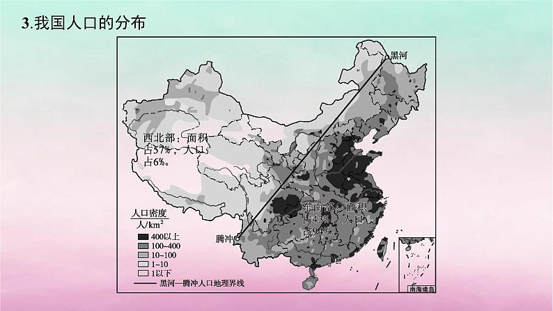 适用于新教材2024版高考地理一轮总复习第8章人口与地理环境第15讲课时1人口的分布与人口容量课件湘教版第7页