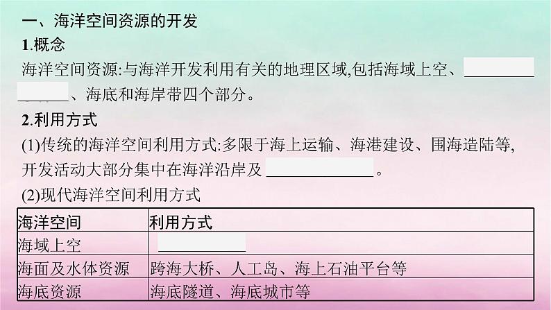 适用于新教材2024版高考地理一轮总复习第13章自然资源与国家安全第28讲课时5海洋空间资源与国家安全课件湘教版04